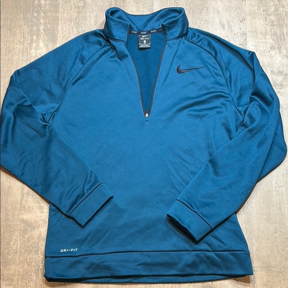 Nike Blue Performance Jacket Moisture-Wicking Athletic Wear - Picture 1 of 5